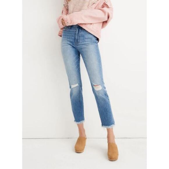 MADEWELL $115 The Perfect‎ Vintage Jean Parnell Wash Comfort Stretch Size 28 - Picture 1 of 6